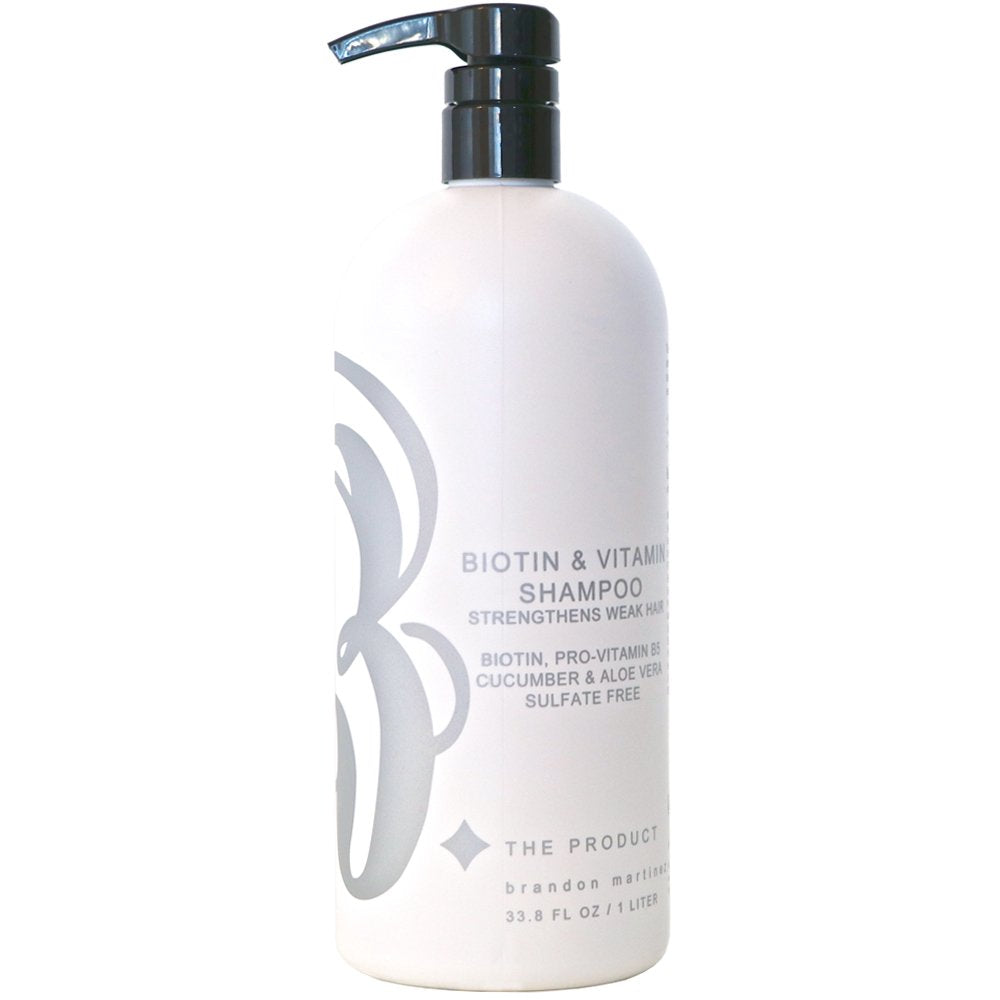 Biotin Vitamin Shampoo For Hair Growth, Aloe Vera & Cucumber With Pro Vitamin B, B. THE PRODUCT 33.8oz