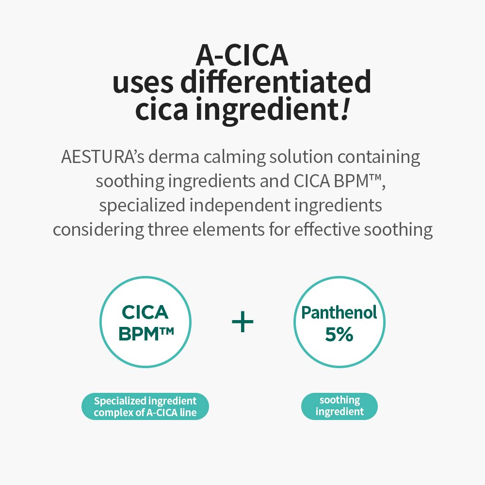 AESTURA A-CICA 365 Calmimg Cream, 48 Hour Hydration, Face Mo