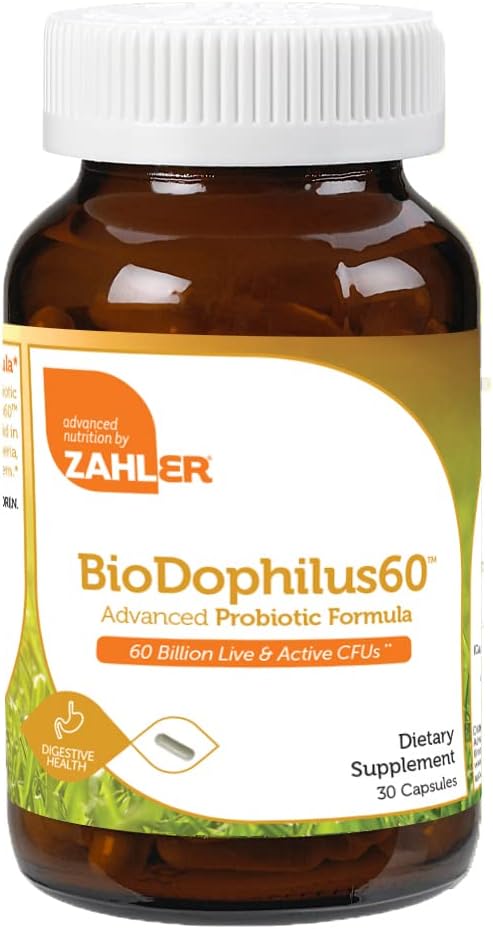 Zahler Biodophilus, 60 Billion Live Cultures Per Serving, Supports Dig0.01 Ounces