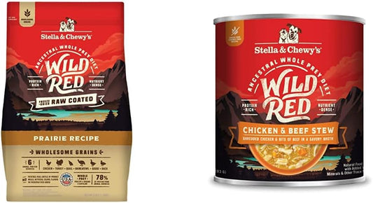  Stella & Chewy's Wild Red Raw Coated Kibble Dry Dog Food Wh