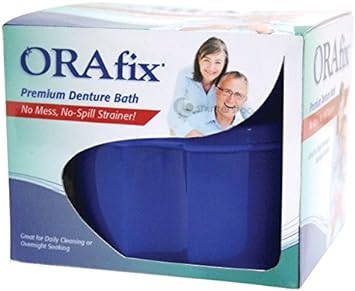 Orafix Premium Denture Bath (Blue)