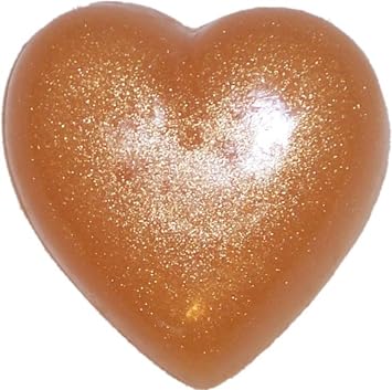 Esupli.com  Eclectic Lady Heart Soap, Baby Powder, Gold, 3  