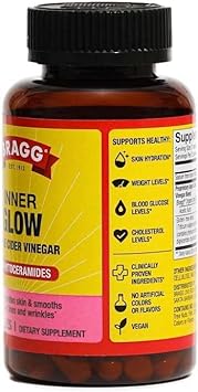 Bragg Inner Glow Apple Cider Vinegar and Phytoceramide Capsules - 750m