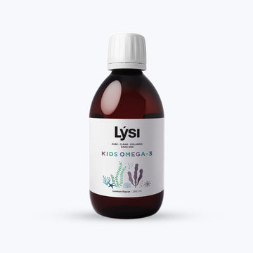 LYSI Omega 3 for Kids with EPA & DHA- Lemon Flavor | 1200mg Omega-3 Per Serving | Children's Brain and Immune System Sup