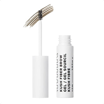 Milk Makeup KUSH Fiber Brow Gel, Herb (Medium Brown) - Thickening Brow Gel - Soft, exible Hold - Vegan, Cruelty Free