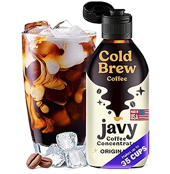 Javy Coffee 35X Cold Brew Coffee Concentrate, Perfect for Instant Iced Coffee, Cold Brewed Coffee and Hot Coffee