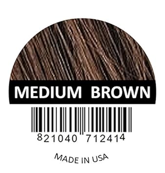 Hair Fibers by Samson Best Hair Loss Concealer Building Fibers Containers & Refills for all brand names Made in USA (Medium Brown Combo-Saver)