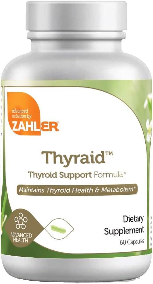 Zahler Thyraide, Thyroid Support Supplement with Iodine and L-Tyrosine3.53 Ounces