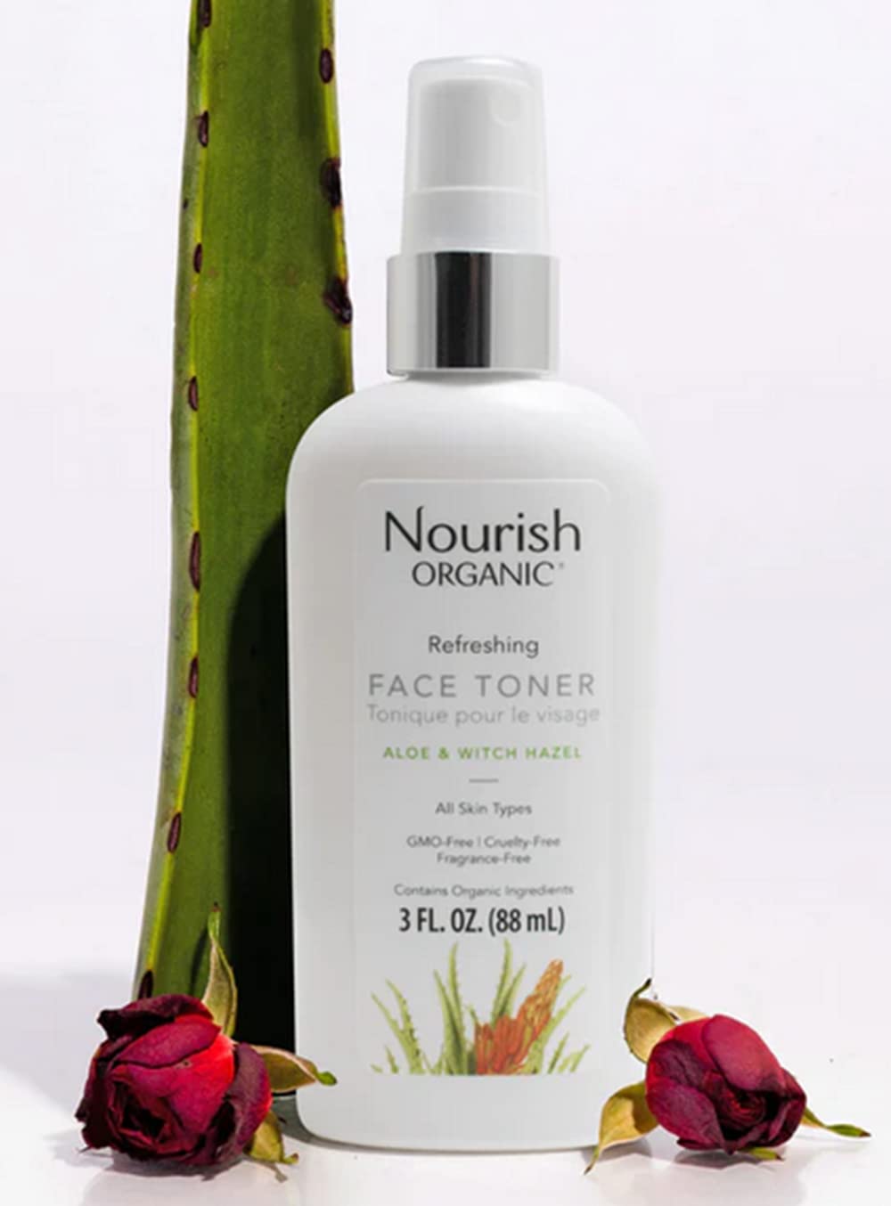 Nourish Organic | Refreshing Skin Toner - Aloe & Witch Hazel