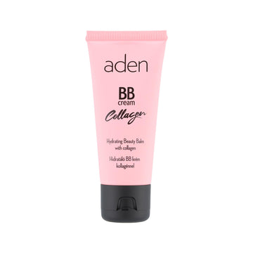 aden BB Cream With SPF 15 – 30 – Collagen, Anti Acne & Anti Blemish - Moisturizes The Skin, Provides Light Coverage And Lasts All Day - Made In Europe(02 Beige)