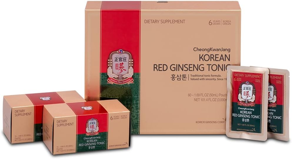 Korean Red Ginseng Tonic Pouch (Tonic Mild) 6 Years Korean