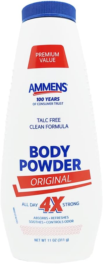 Ammens Medicated Powder, Original Scent, 11 oz
