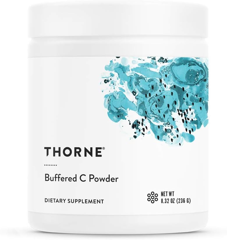Thorne Buffered C Powder - Vitamin C (Ascorbic Acid) with Calcium, Mag