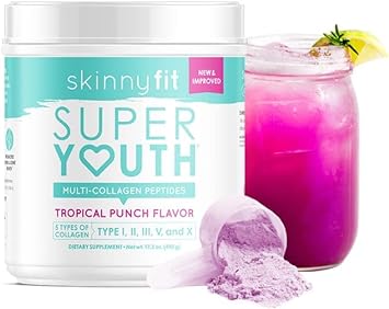 SkinnyFit Super Youth Tropical Punch Multi-Collagen Peptides