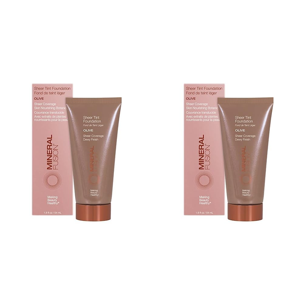 Mineral Fusion Sheer Tint Foundation, Olive, 1.8  (Pack of 2)