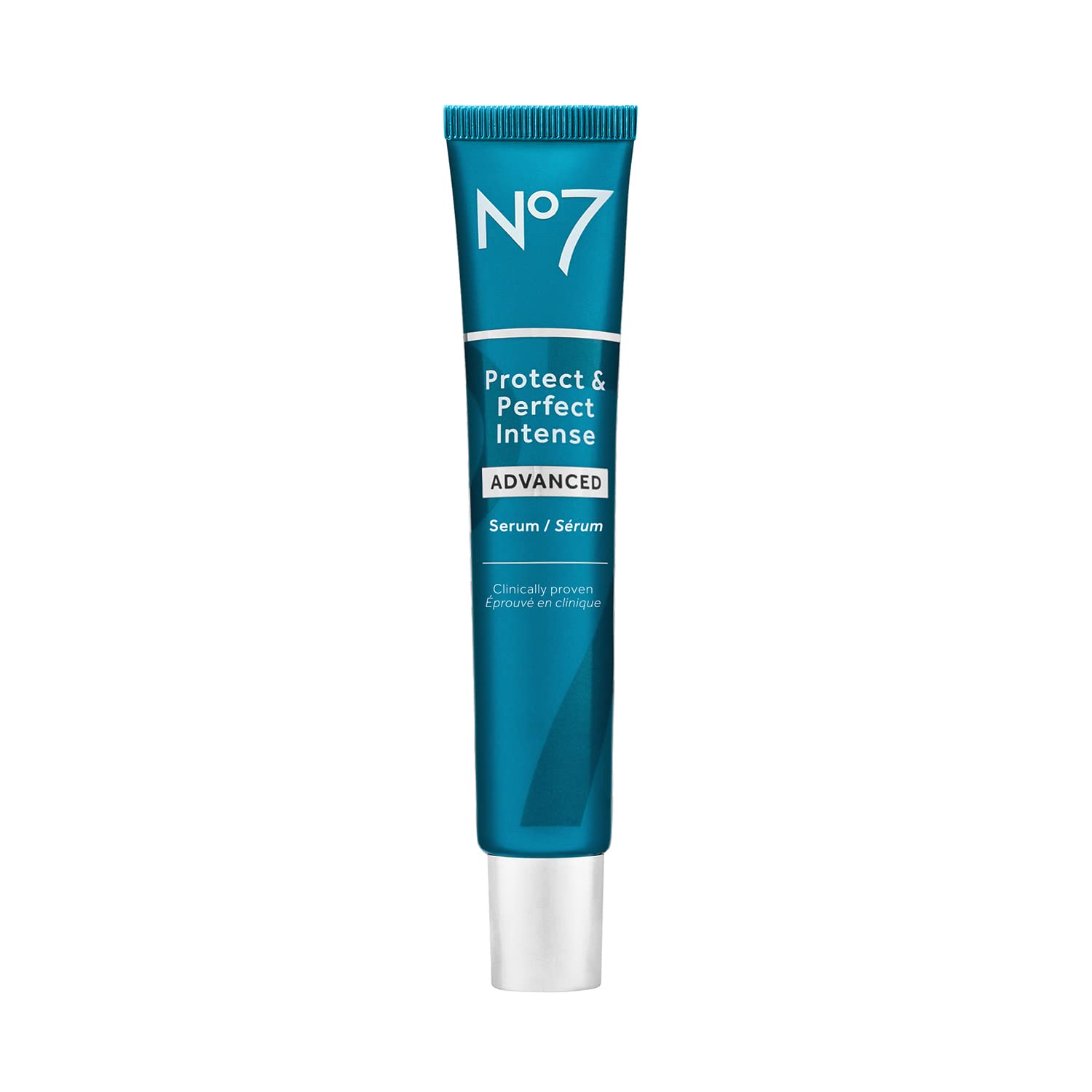 No7 Protect & Perfect Intense Advanced Serum - Rice Protein & Alfalfa Complex for Fine Lines and Wrinkles - Anti Aging Facial Serum with Matrix 3000+ Technology (50 )