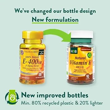Holland & Barrett Vitamin E 400Iu 90 Capsules

70 Grams