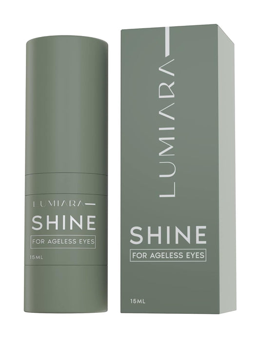 Lumiara Shine Anti Aging Eye Serum - Hydrating and Brightening Serum For All Ages & Skin Types - Organic, Paraben Free, Cruelty Free & Plant Based Wrinkle Reduction - Made In The USA - 15 ml