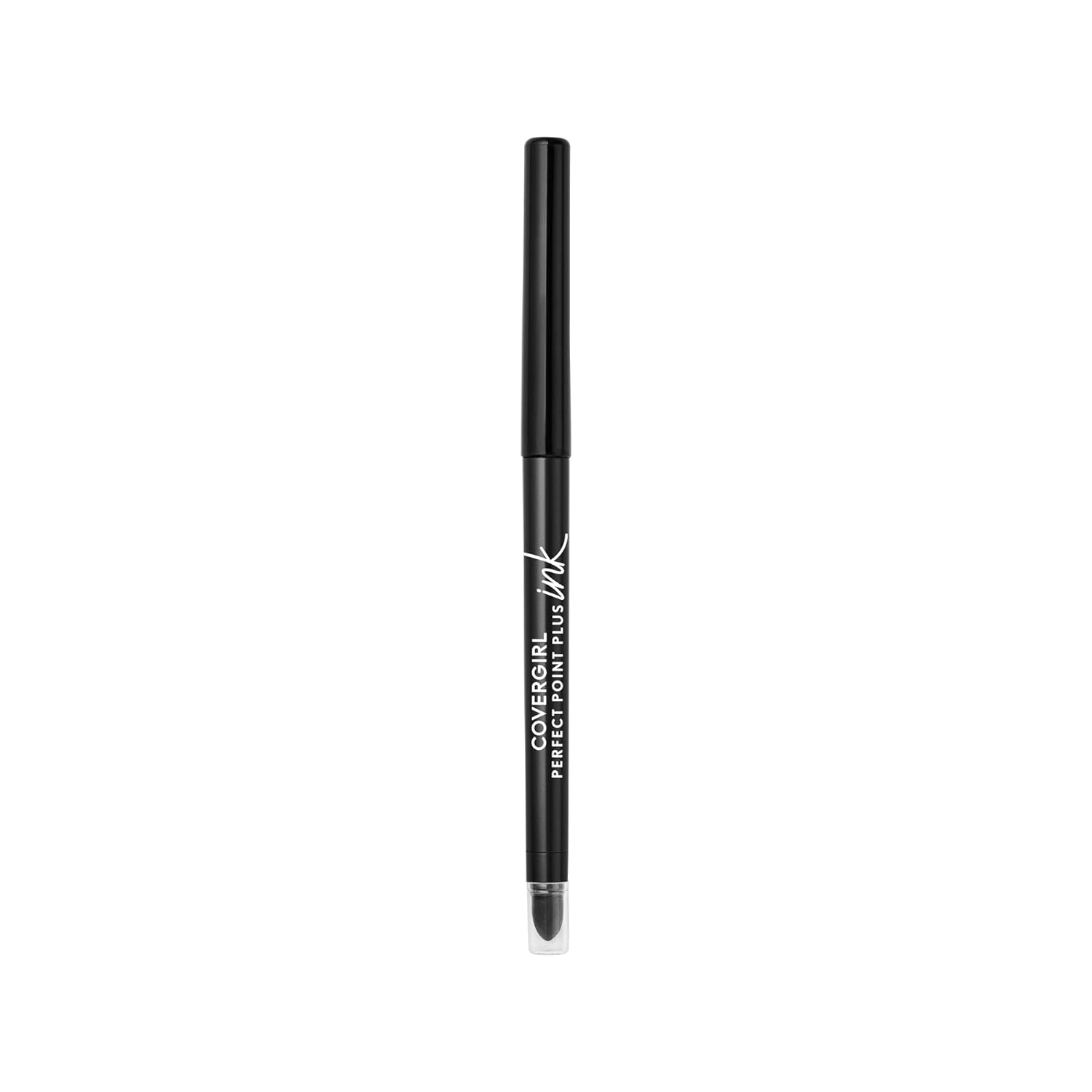 COVERGIRL Perfect Point Plus Ink Gel Eye Pencil, Pigmented, Long-Wearing, Vegan Formula, Matte Jet Black 275, 0.01