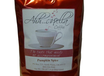 Ahh..Cupella Premium Gourmet Pumpkin Spice Flavored Ground Coffee, bag