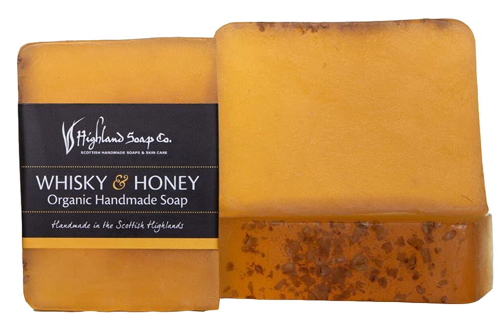 The Highland Soap Company, Organic Handmade Soap, 5.3 (Whisky & Honey)