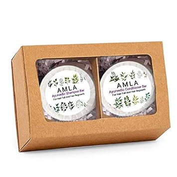 Amla, Ayurvedic Shampoo Bar (Shampoo & Conditioner Set)