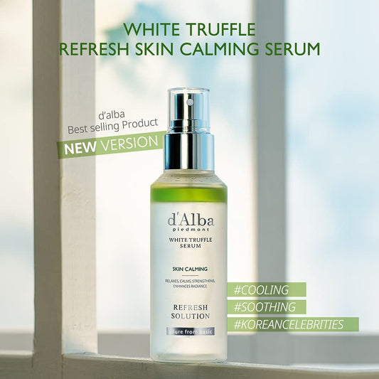 d'Alba Italian White trufe Refresh Calming Spray Serum (1.69  ), Soothing and Calming Formula with 78% Centella Asiatica, Hydrating and Cooling