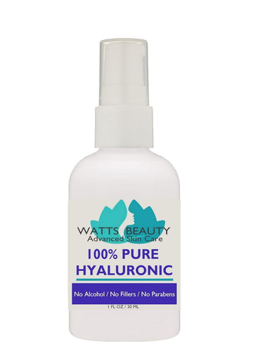 Anti Aging Wrinkle Serum of 100% Pure Hyaluronic Acid for Face - No Alcohol, No Parabens, Vegan & USA - Hyaluronic Levels Simply Decrease with Age Causing Sagging, Wrinkles, Dry Skin & Fine Lines 1