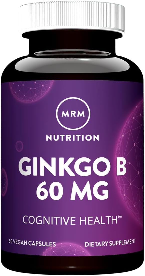 MRM Ginkgo B, 60mg, 60 Vegetarian Capsules