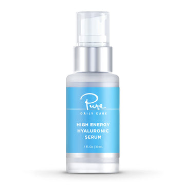 Pure Daily Care High Energy Hyaluronic Serum (4 . ) - Hydrating Clinical Grade Hyaluronic Acid