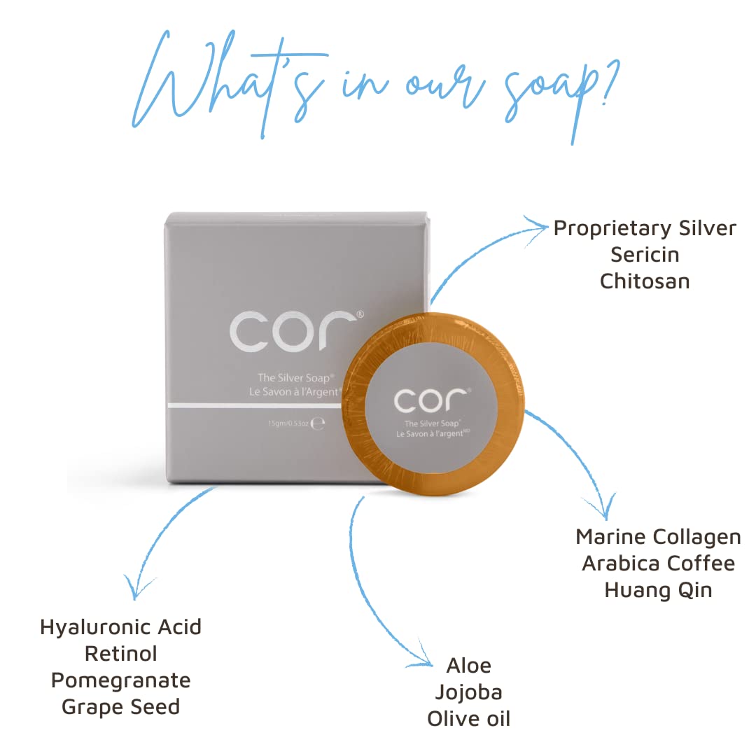 Esupli.com  Cor Silver Soap | Multi-tasking hydrating + clea