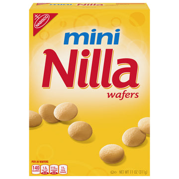 Nilla Wafers Mini Vanilla Wafer Cookies, Box