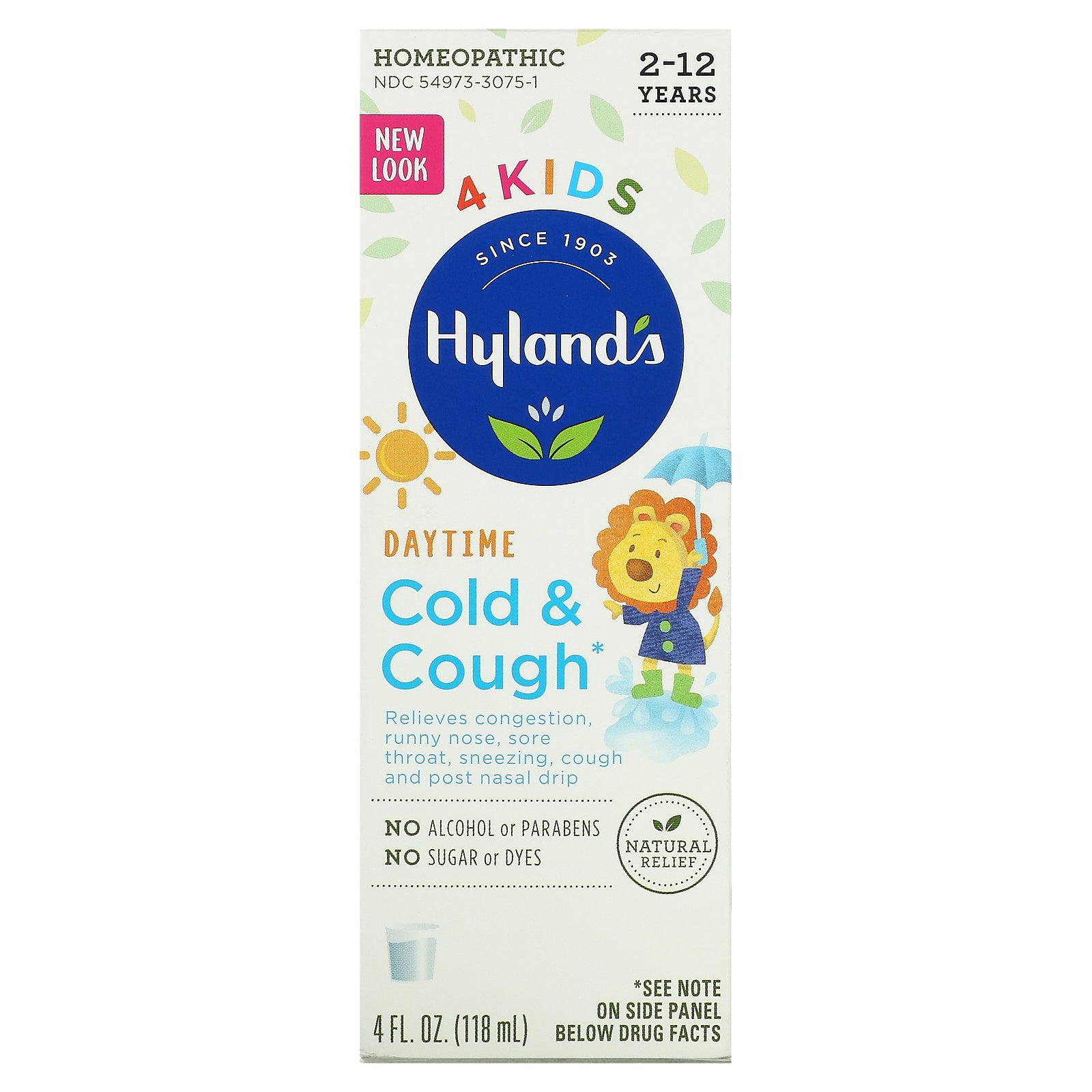 Hyland's, 4 Kids, Cold & Cough, Daytime, Ages 2-12