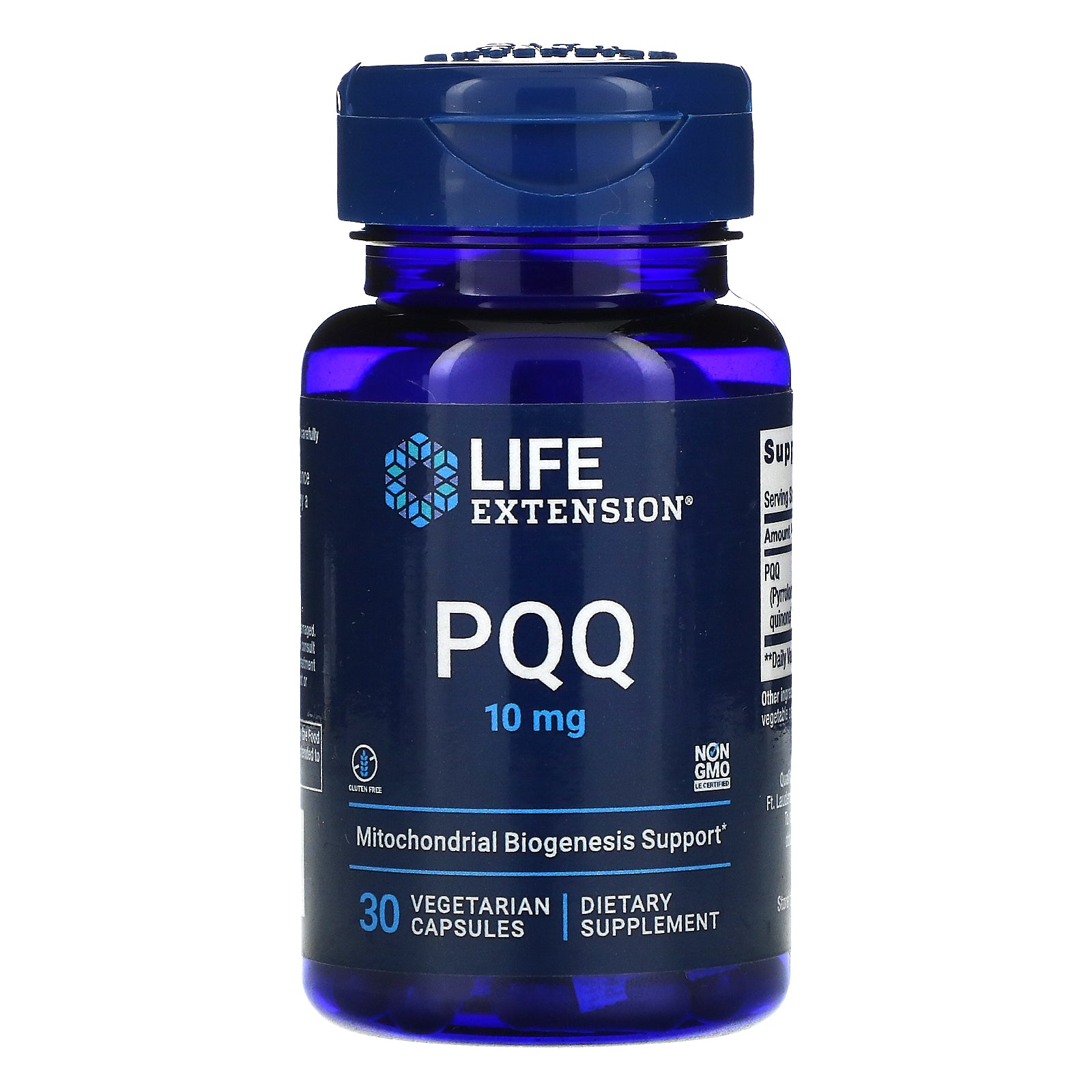 Life Extension, PQQ Caps, 10 mg Vegetarian Capsules
