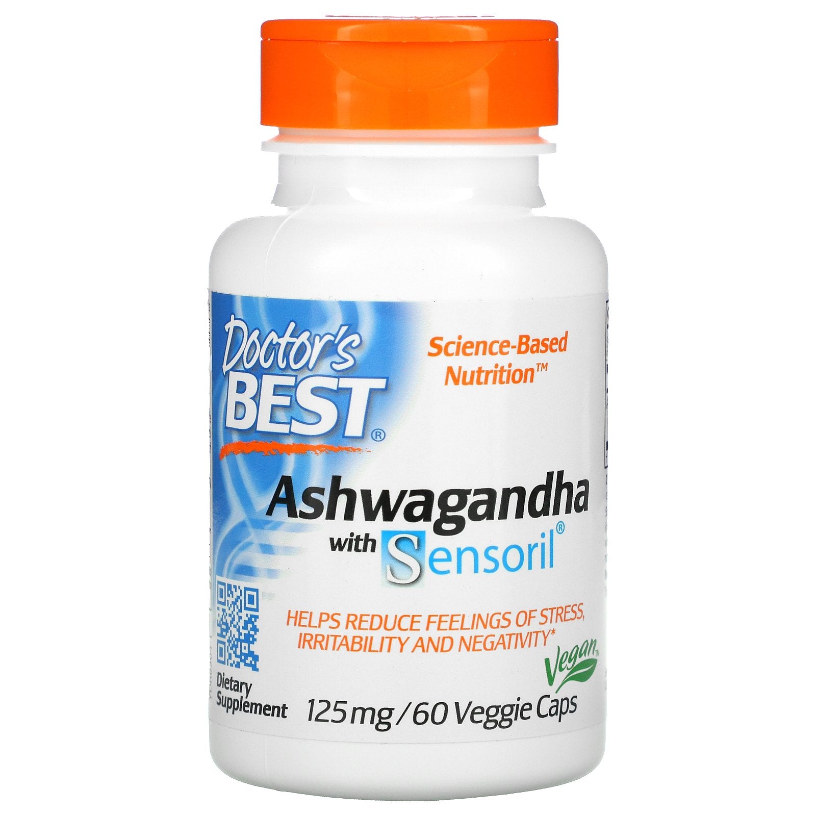 Doctor's Best, Ashwagandha with Sensoril, 125 mg,  Veggie Caps