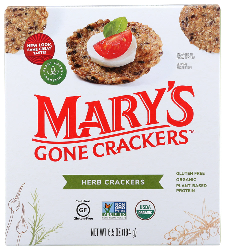 Mary'S Gone Crackers Herb Crackers