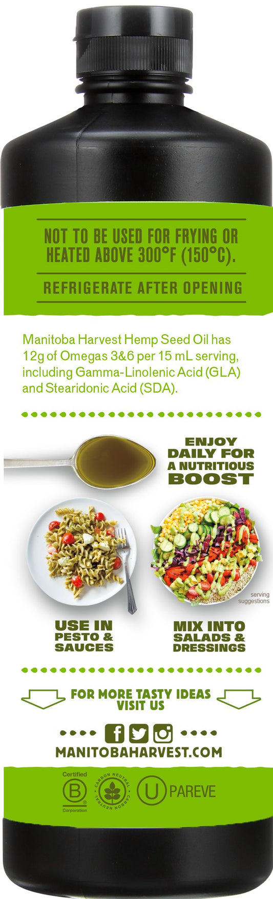 Manitoba Harvest Organic Hemp Seed Oil