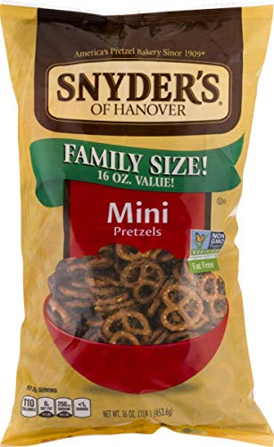 Snyder's of Hanover Family Size Pretzels 16 oz. Bags (Mini )