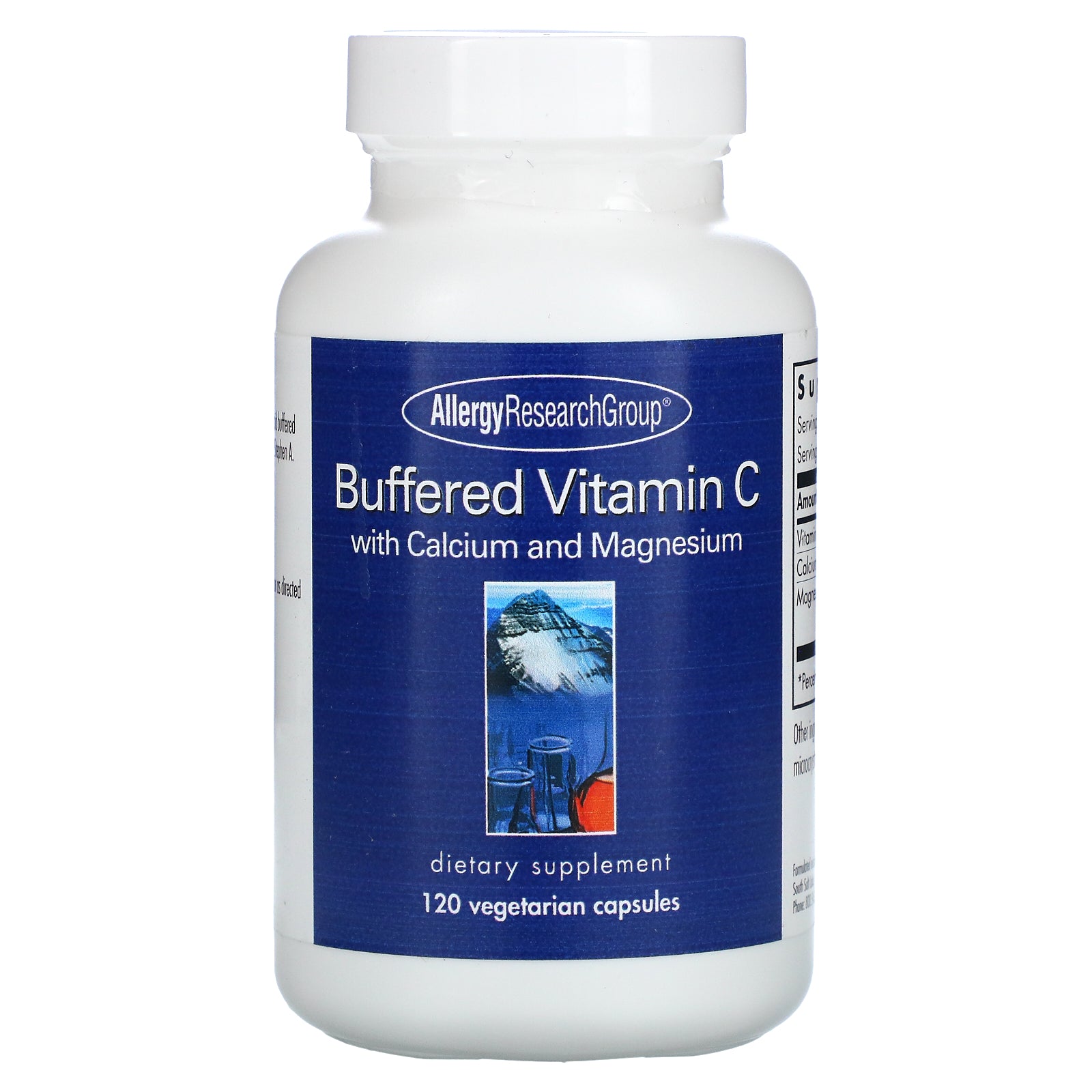 Allergy Research Group, Buffered Vitamin C With Calcium And Magnesium Vegetarian Capsules