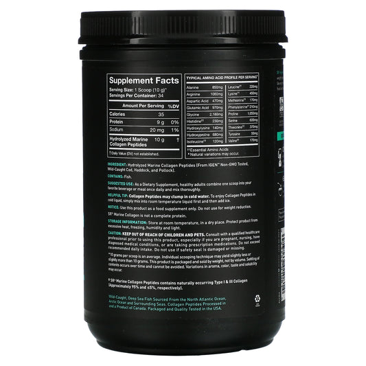 Sports Research, Marine Collagen Peptides, Unflavored