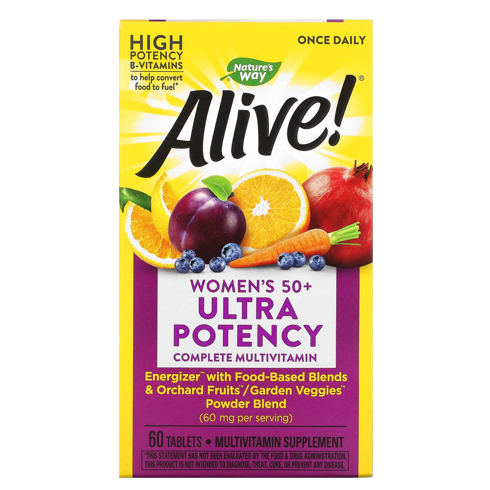 Nature'S Way, Alive! Once Daily, Women'S 50+ Multi-Vitamin Tablets