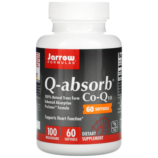 Jarrow Formulas, Q-Absorb Co-Q10, 100 Mg Softgels