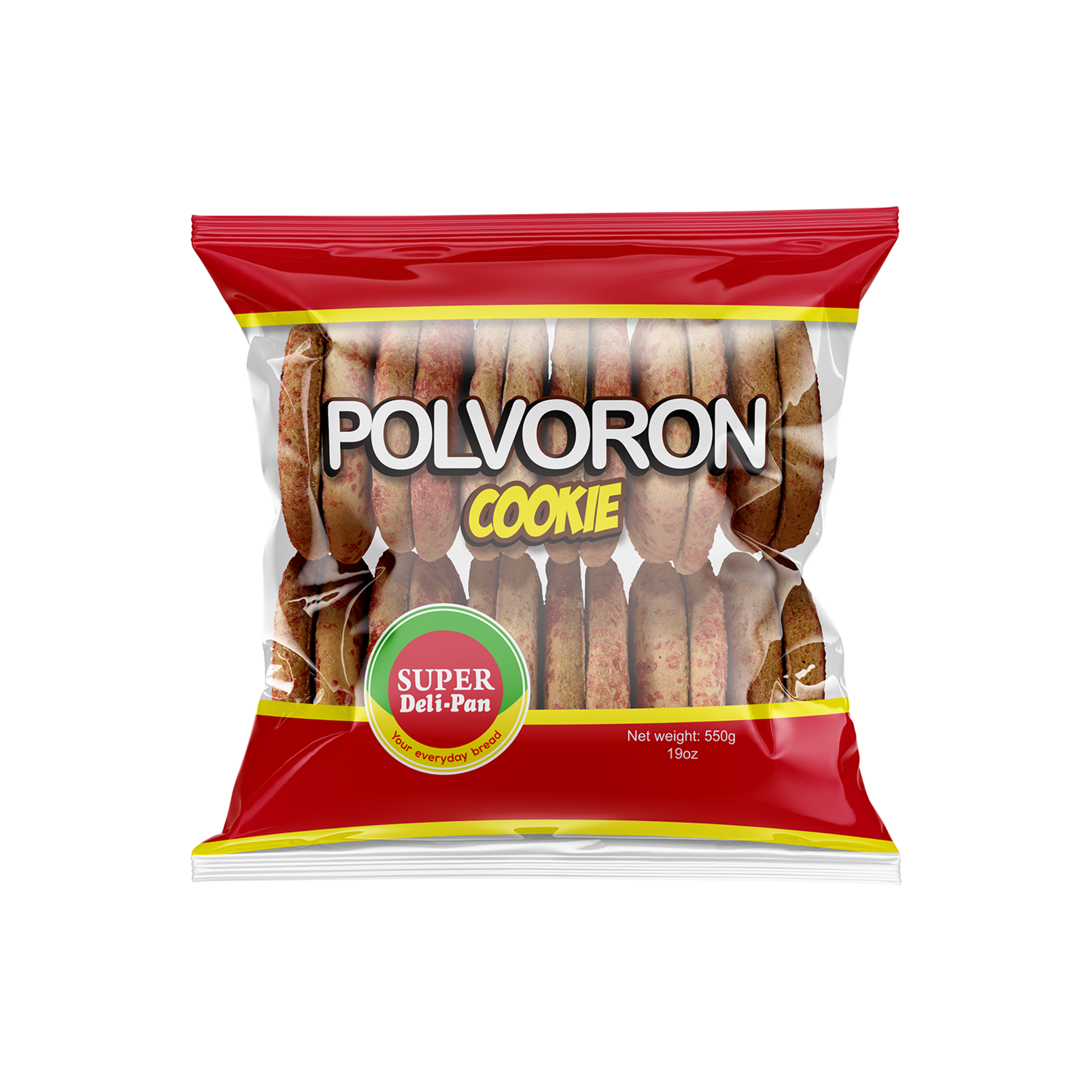 De Mi Pais Super Deli Pan Galleta Polvoron / Polvoron Sugar Cookie 3-Pack
