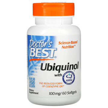 Doctor's Best, Ubiquinol with Kaneka, 100 mg Softgels