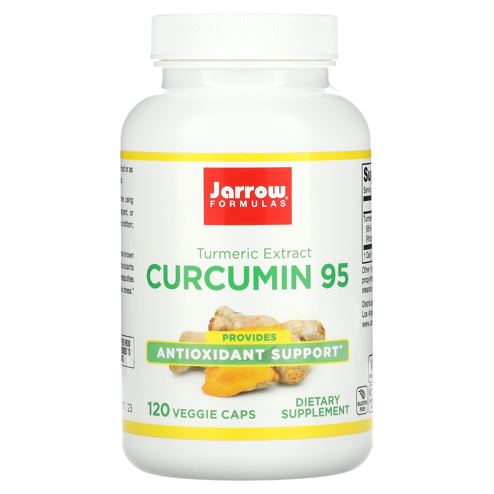 Jarrow Formulas, Curcumin 95, Turmeric Extract, 500 Mg Veggie Caps