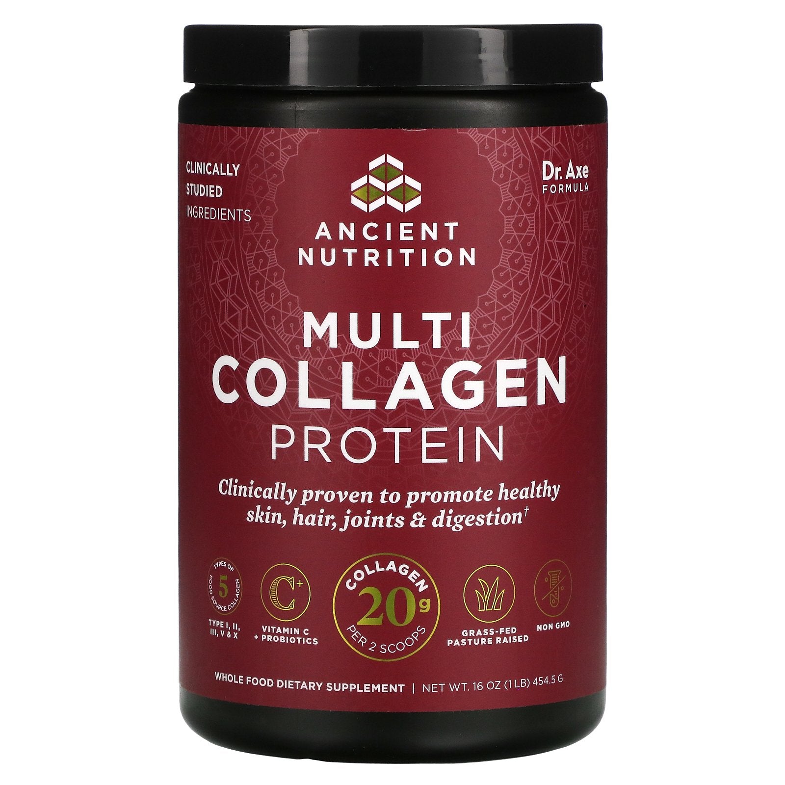 Dr. Axe / Ancient Nutrition, Multi Collagen Protein