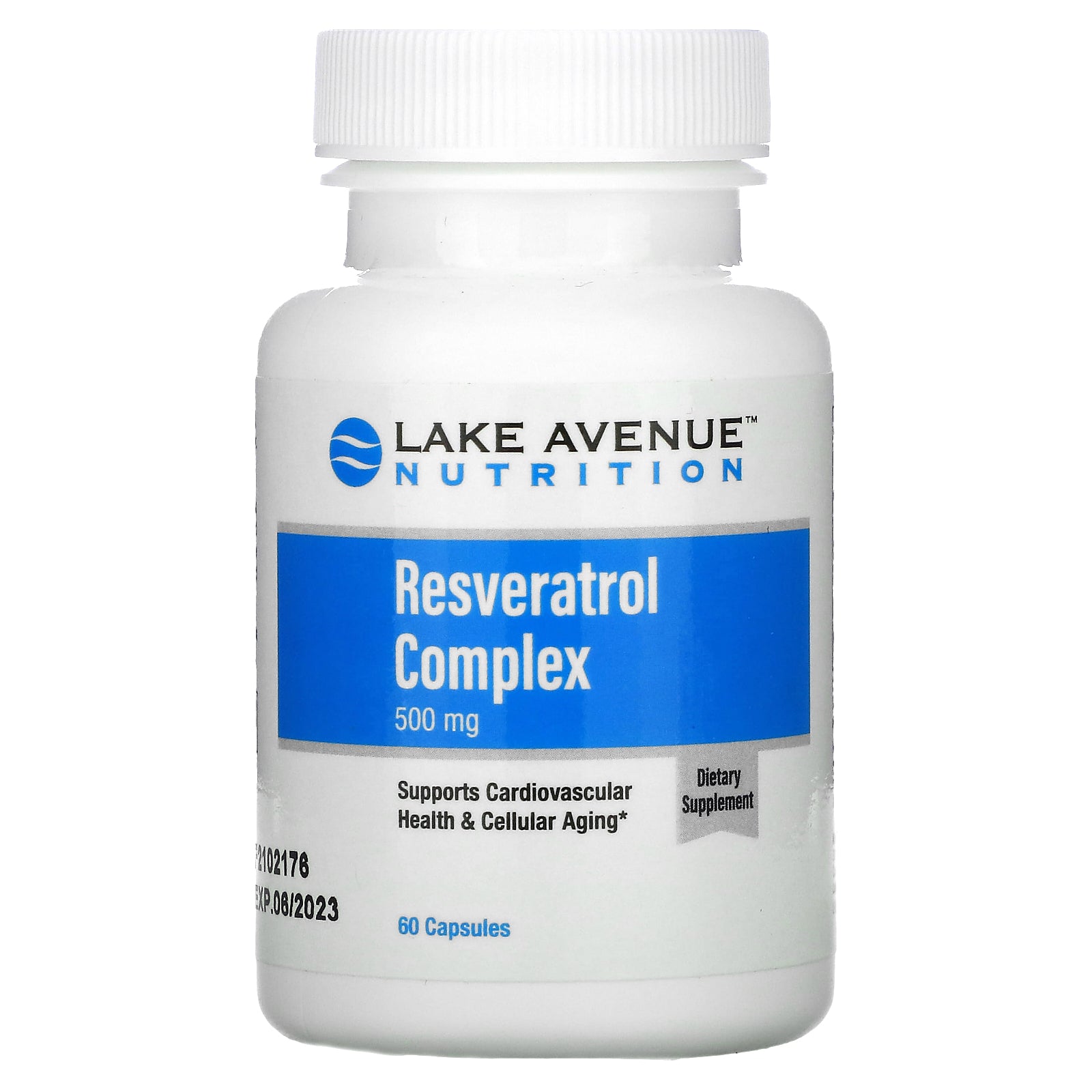 Lake Avenue Nutrition, Resveratrol Complex, 500 Mg Capsules