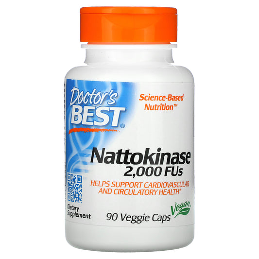 Doctor's Best, Nattokinase, 2,000 FUs,Veggie Caps