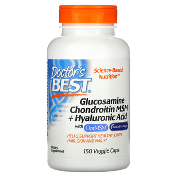 Doctor's Best, Glucosamine Chondroitin MSM + Hyaluronic Acid