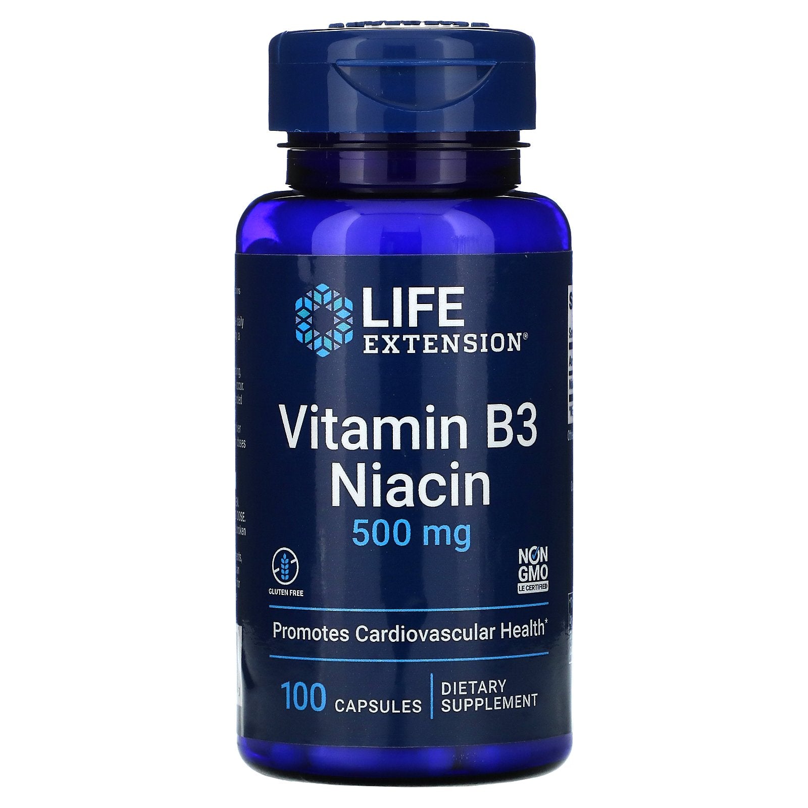 Life Extension, Vitamin B3 Niacin, 500 Mg, Capsules
